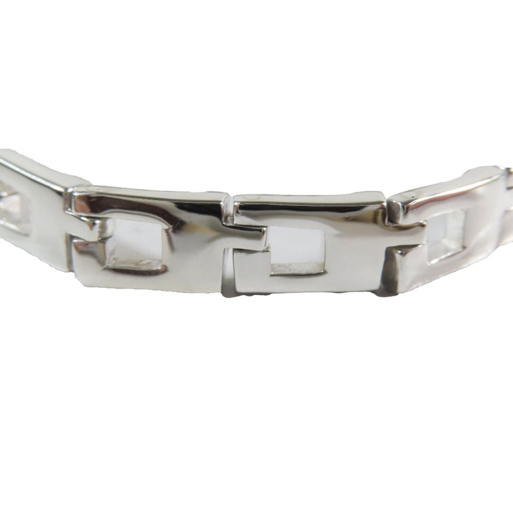 GUCCI G logo chain bracelet in 925 silver. Accessory jewelry for men and women.