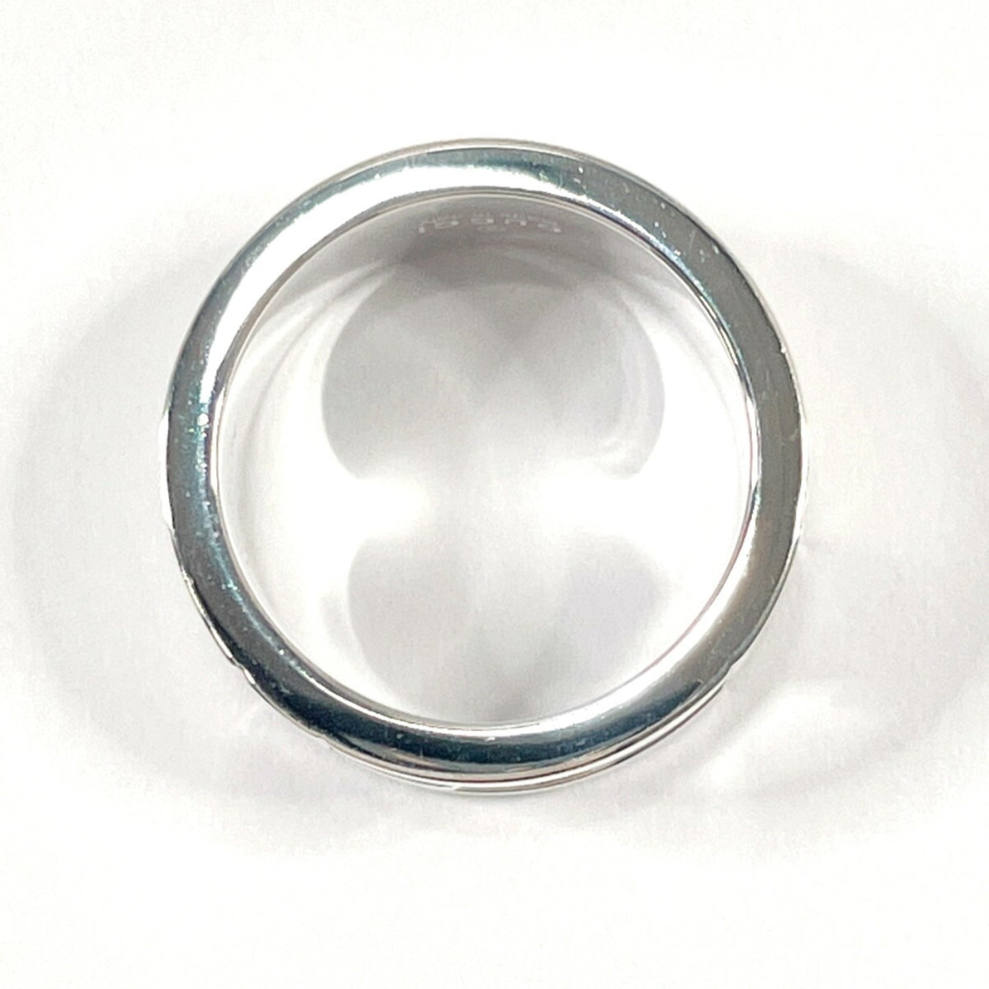 GUCCI Branded Cutout G Ring, 925 Sterling Silver, 7.5mm, Women's