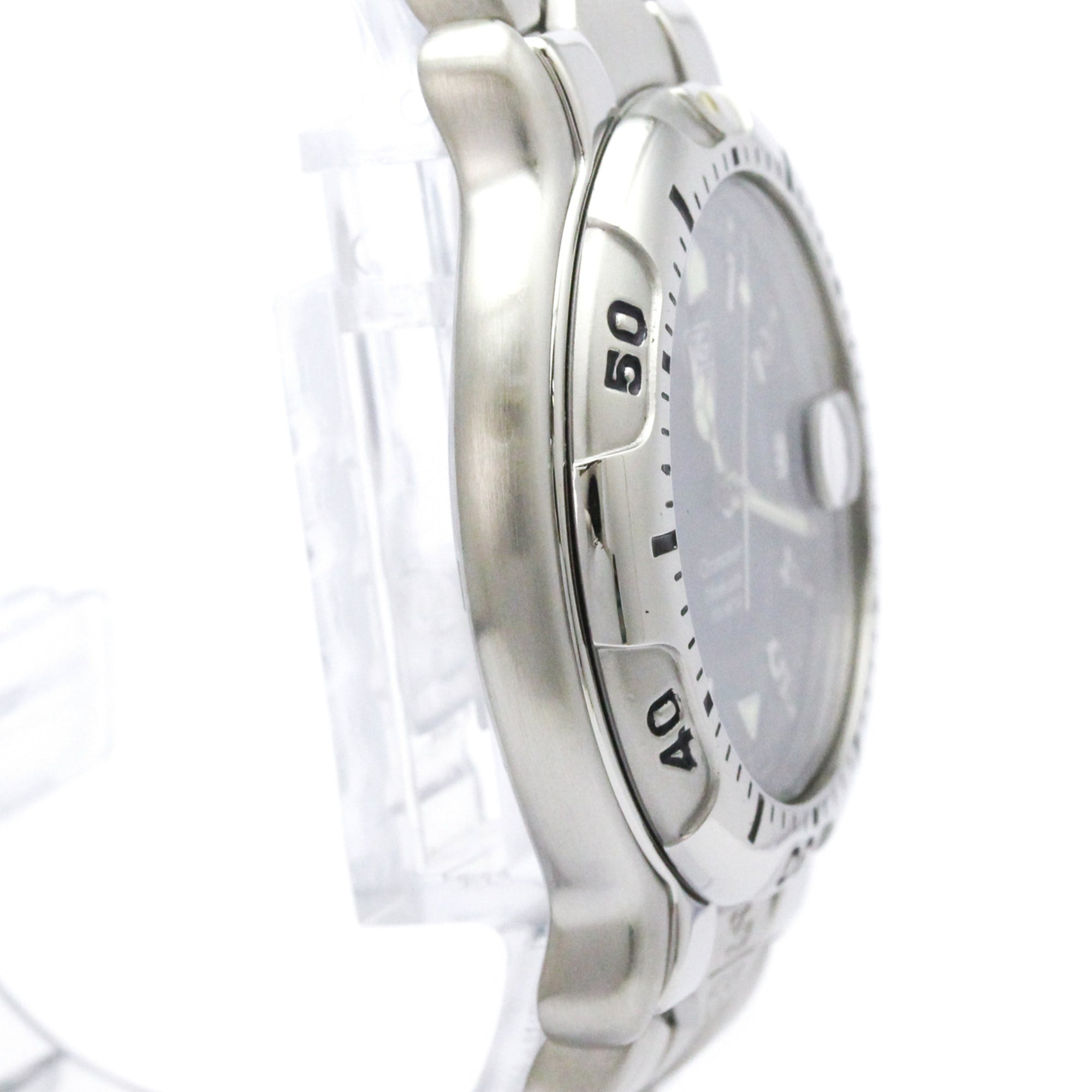 TAG HEUER 6000 Chronometer Steel Automatic Mens Watch WH5113 Polished — Very Good