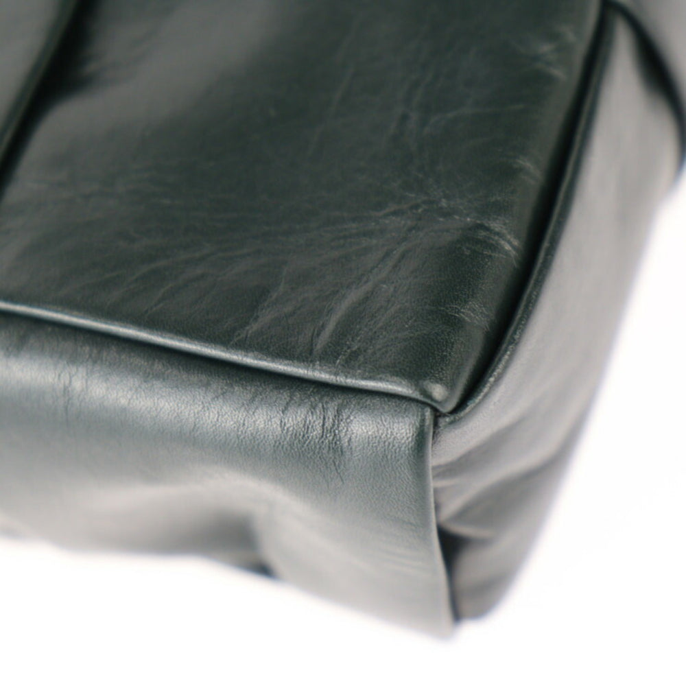 BOTTEGA VENETA Intrecciato Waist Bag 709342 VA9A5 Calfskin Leather Dark Green Cassette R2418113007079 — Like New