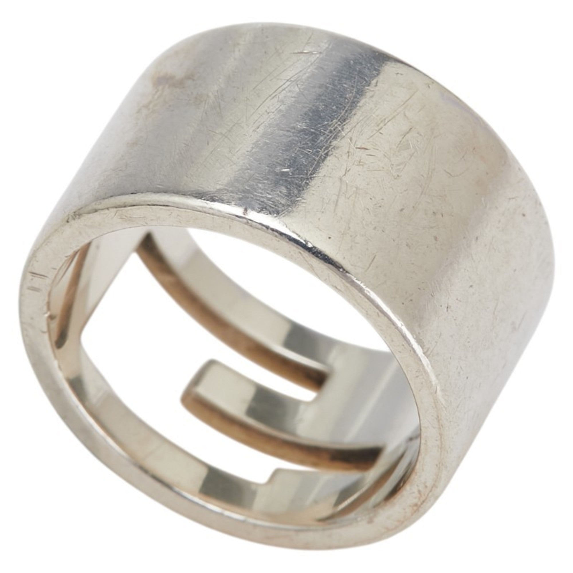 Gucci Branded G Ring #14 SV925 Silver Men's GUCCI