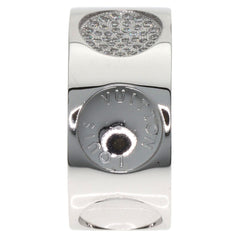 Louis Vuitton Grand Bague Empreinte Diamond Ring #53, 18K White Gold, Women's — Like New