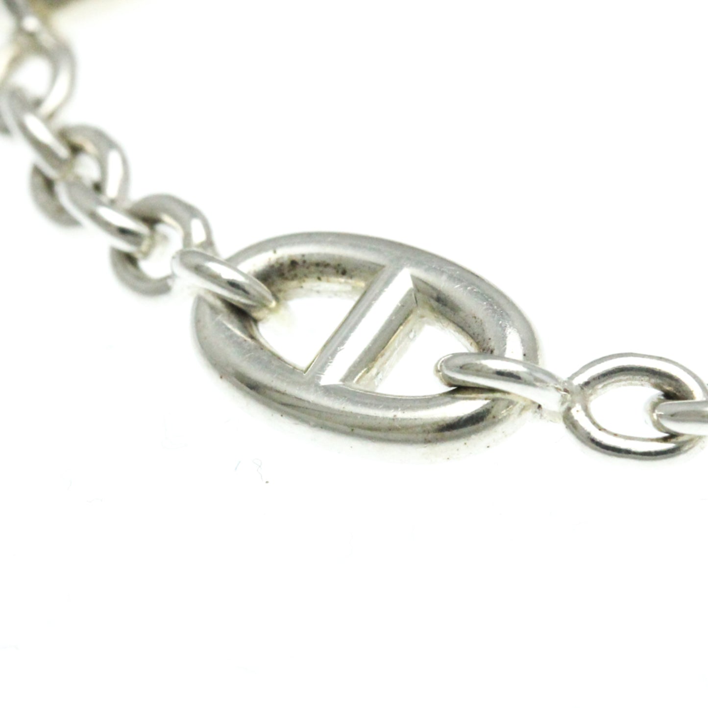 Hermes Chaine D'ancre Farandole Bracelet Silver 925 No Stone Charm Bracelet Silver