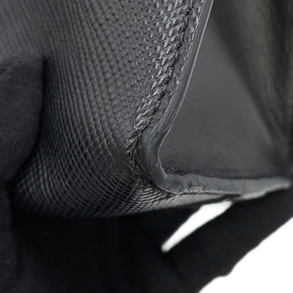 Prada Saffiano Leather Chain Shoulder Bag 1BD127 PRADA Black