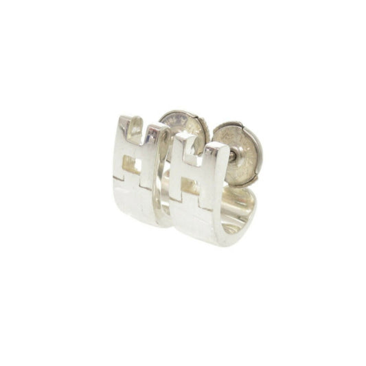 Hermes Hercules Silver 925 Earrings 2189HERMES