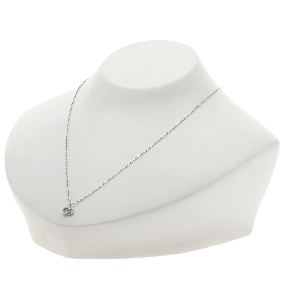 Gucci Double G Necklace 18K White Gold Women's GUCCI — Like New