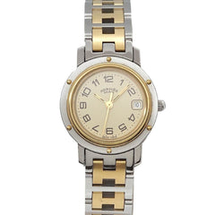 Hermes CL4 220 Women's Watch, Date, Ivory, Quartz Watch — Very Good