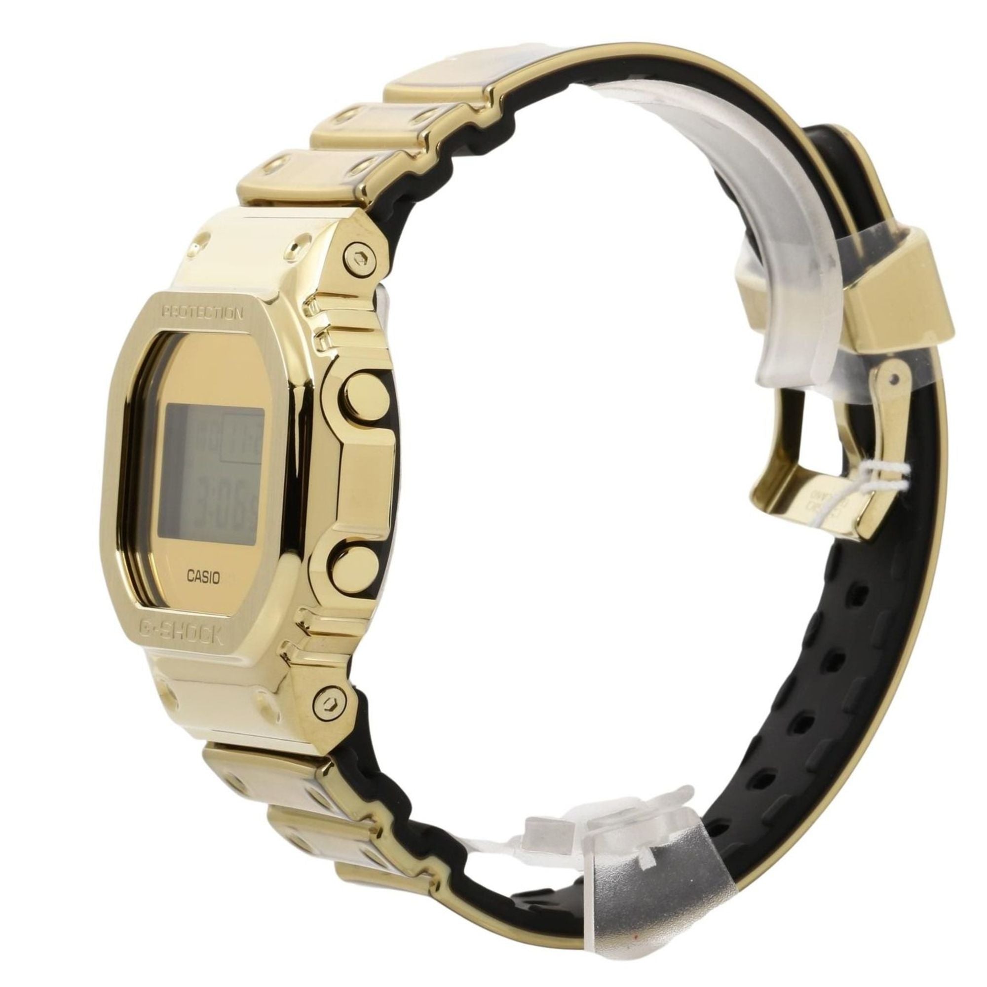 CASIO GSHOCK GM5600YMG9JF Men's Digital Watch, Gold/Black Resin/SS — New - Store Return