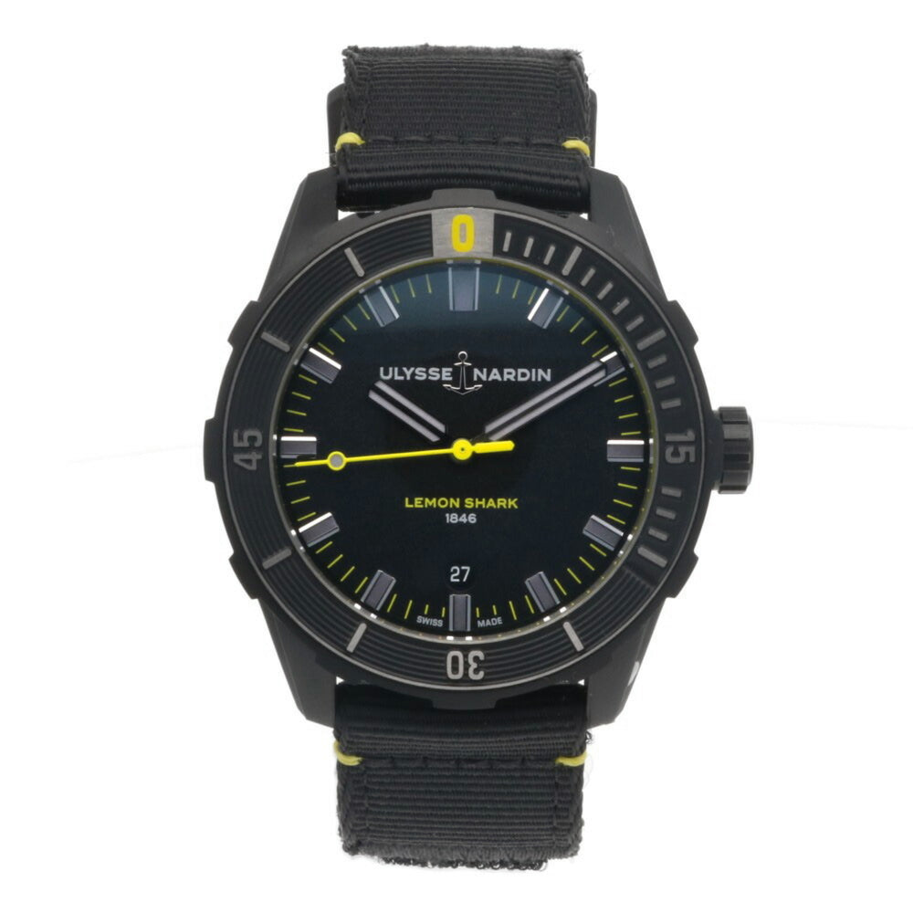 Ulysse Nardin Lemon Shark Watch Stainless Steel 8163-175/92 Automatic Men's Limited to 300 pieces worldwide — Very Good