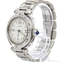 CARTIER Pasha Original Steel Automatic Unisex Watch W31007H2 Polished — Very Good