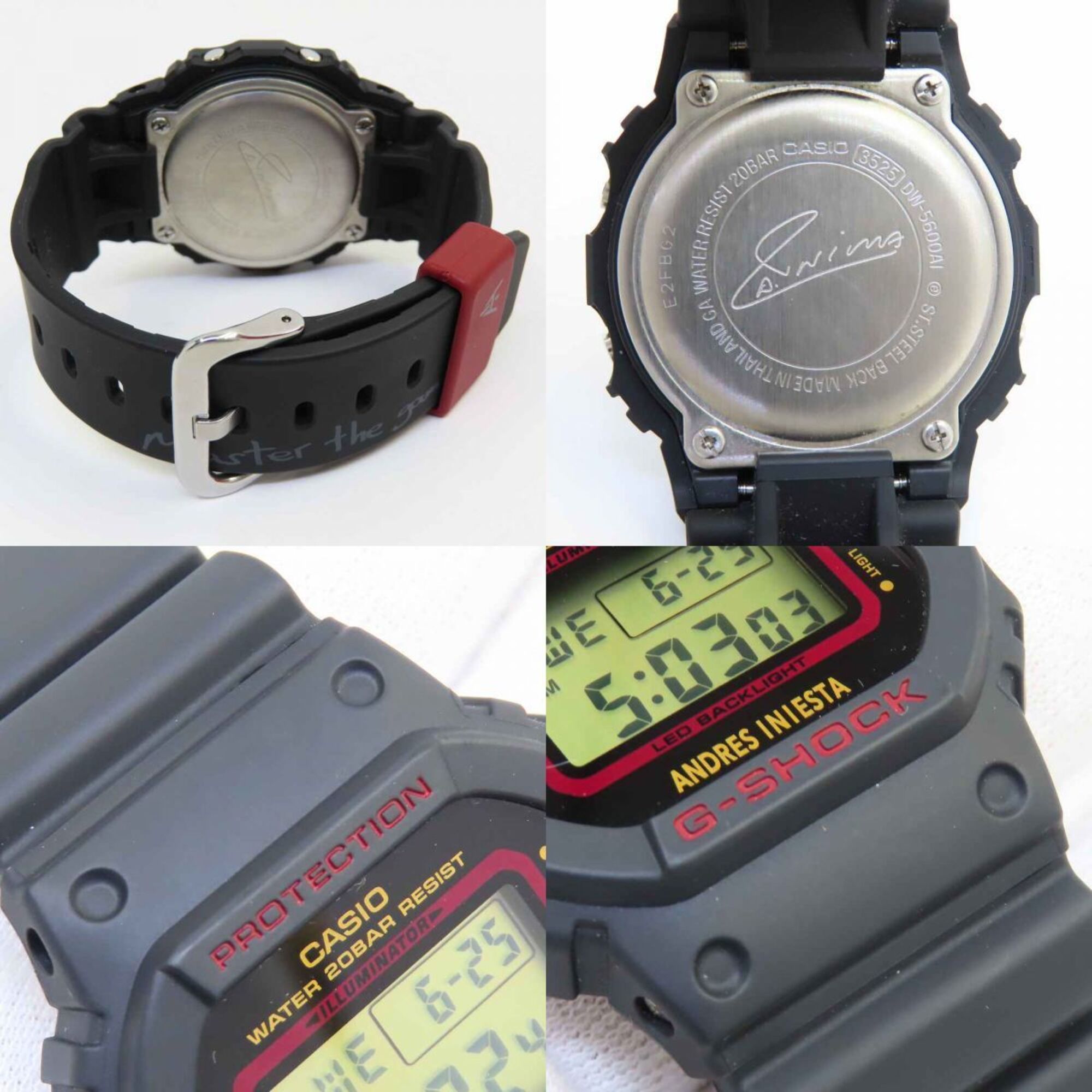CASIO G-SHOCK Andres Iniesta Signature Model DW-5600AI-1JR Quartz Wristwatch — Good