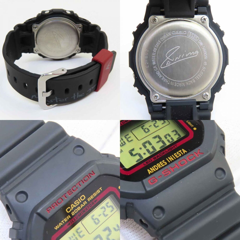 CASIO G-SHOCK Andres Iniesta Signature Model DW-5600AI-1JR Quartz Wristwatch — Good