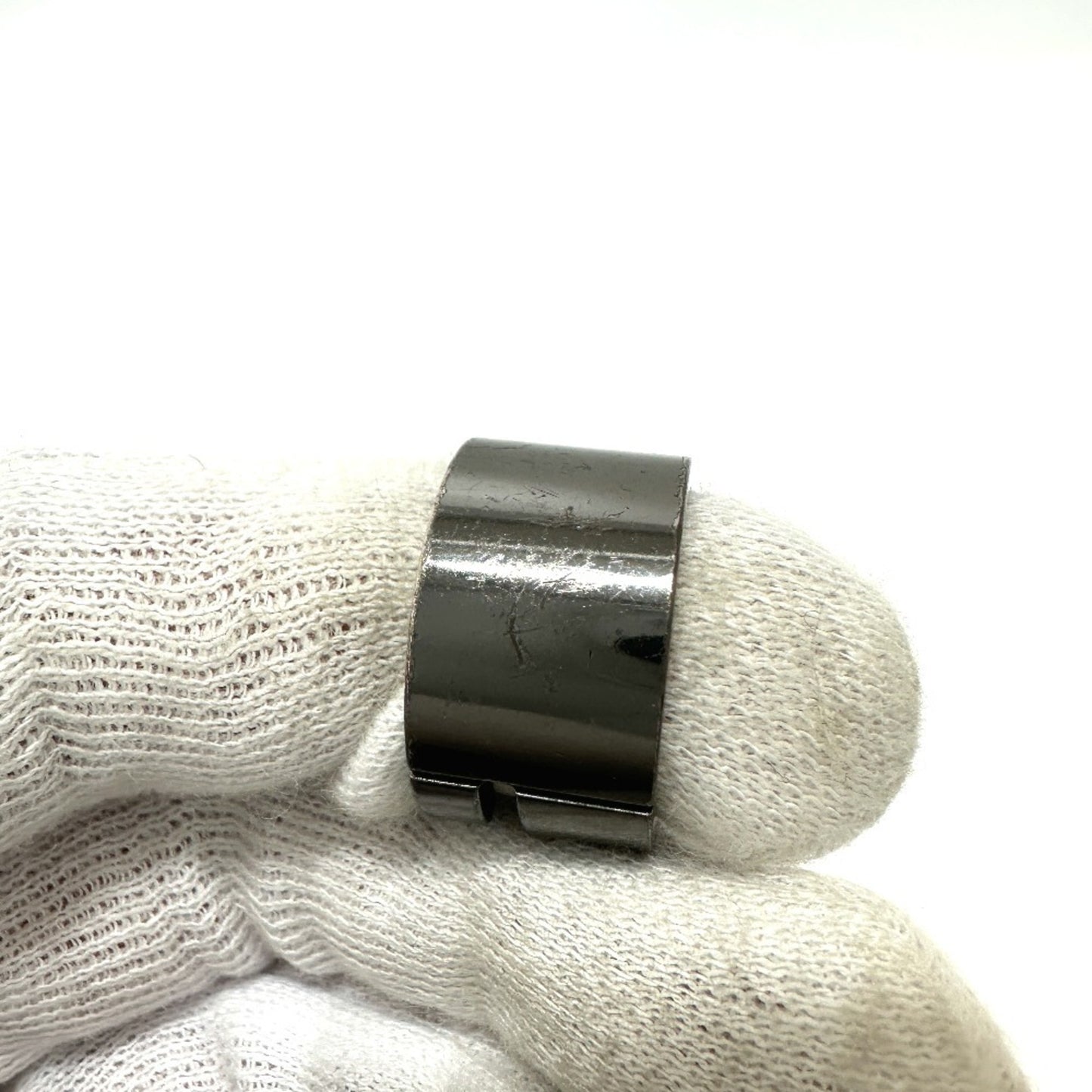 GUCCI Gucci Branded Ring G Accessories Fashion Small Items Rings Metal Women's Black Silver