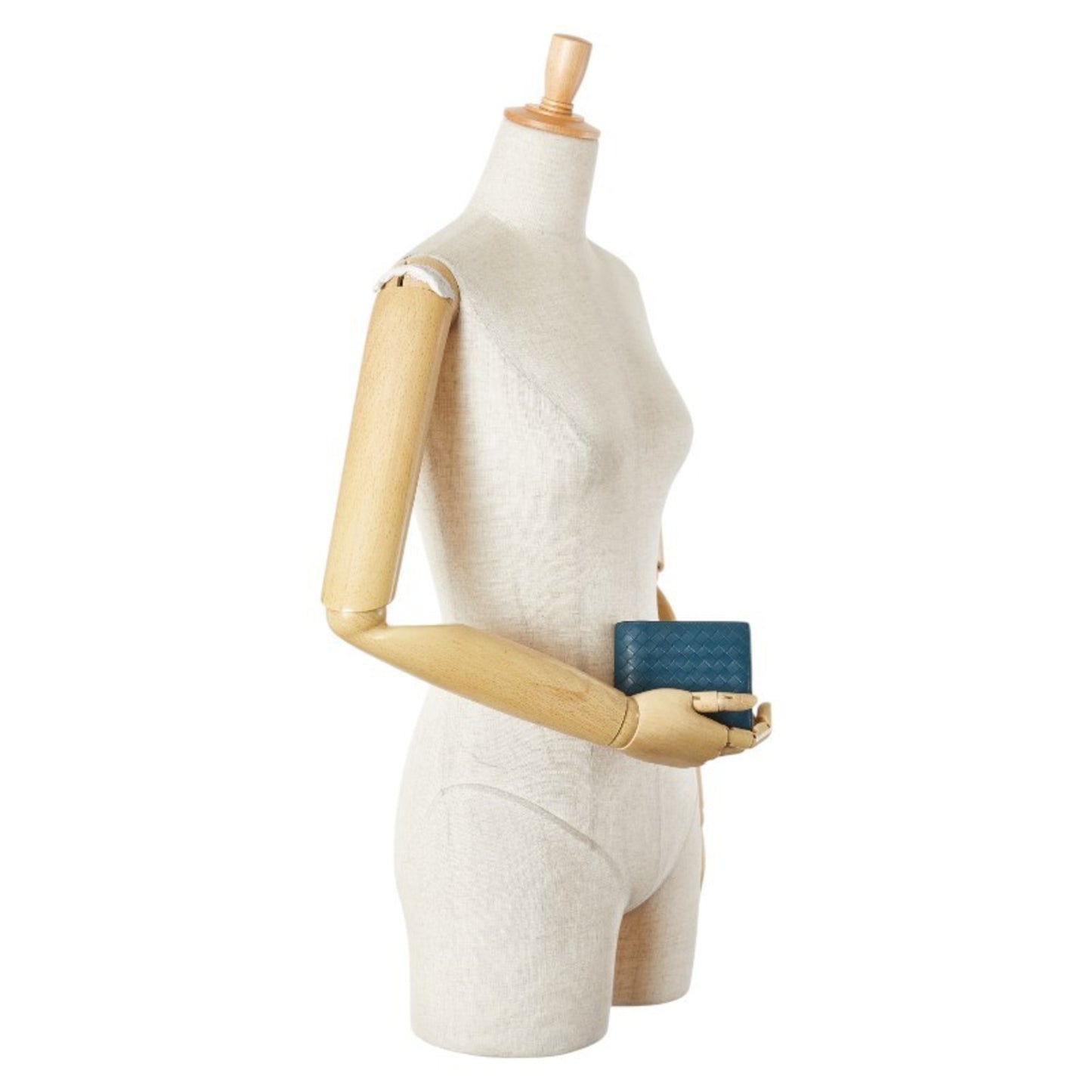 Bottega Veneta Intrecciato Bi-fold Wallet in Blue, Green, and Red Leather for Women