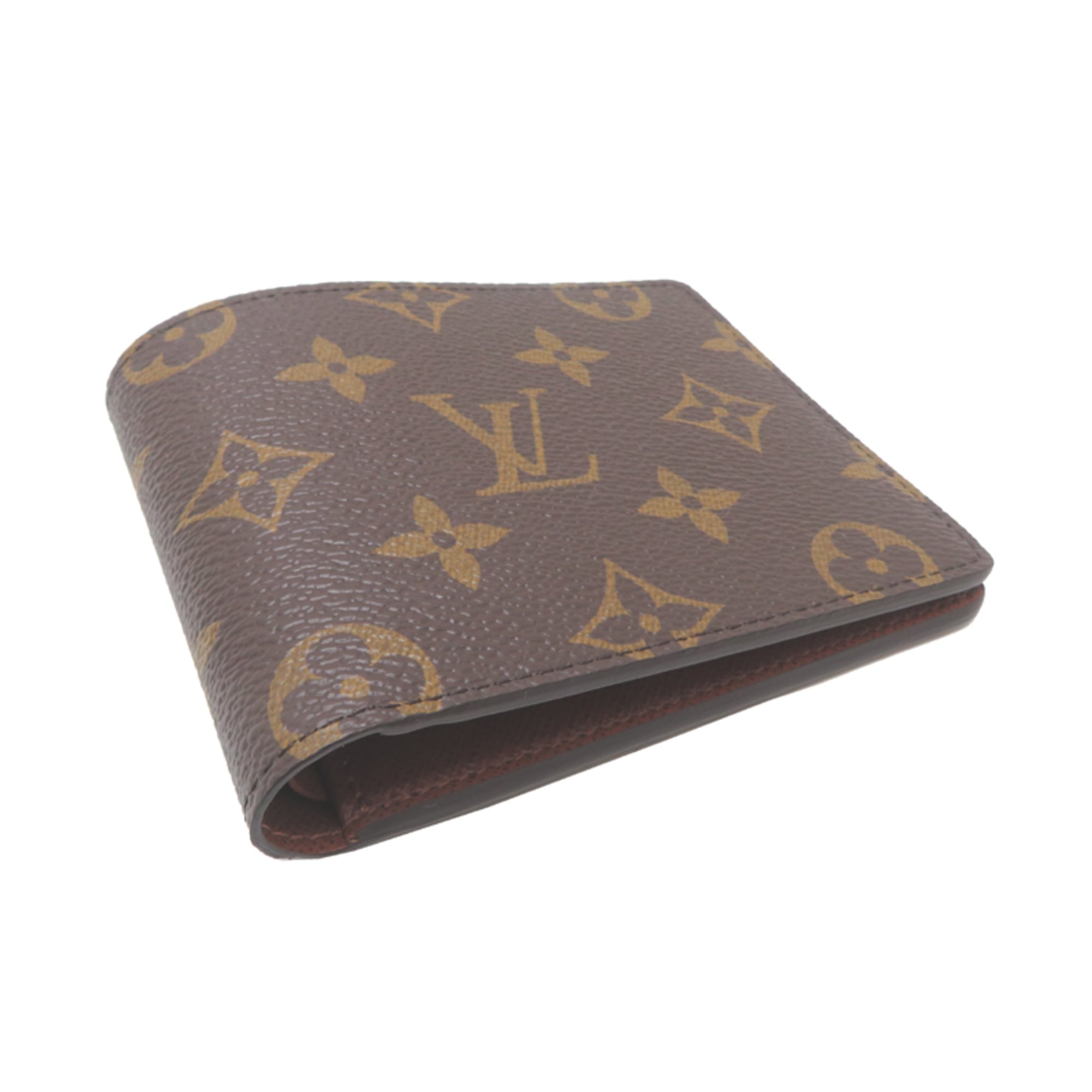 Louis Vuitton Multiple Men's Bifold Wallet M60895 Monogram Brown
