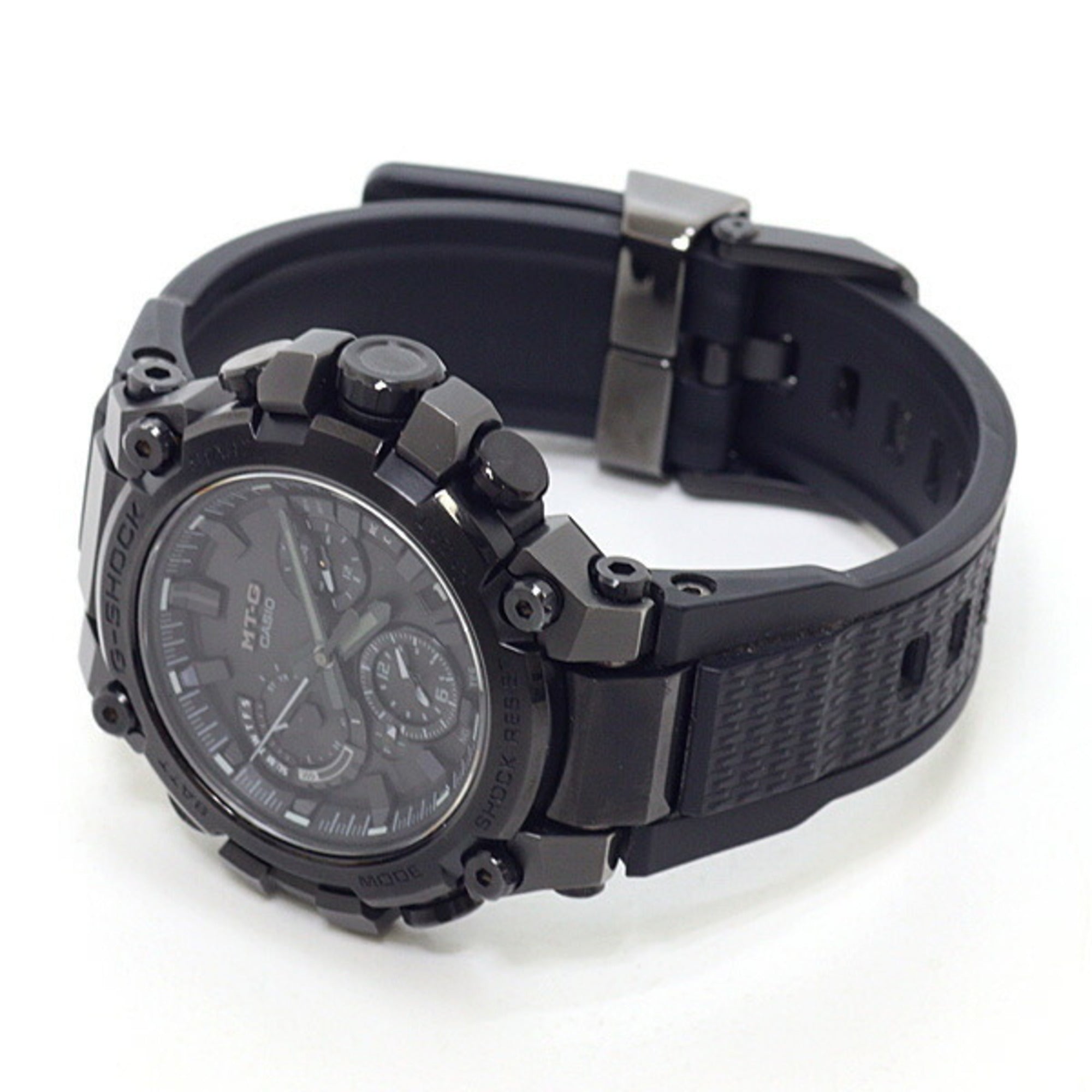 CASIO G-Shock Men's Watch MTG-B3000B-1AJF Tough Solar 20 ATM Water Resistant Black Dial — Very Good