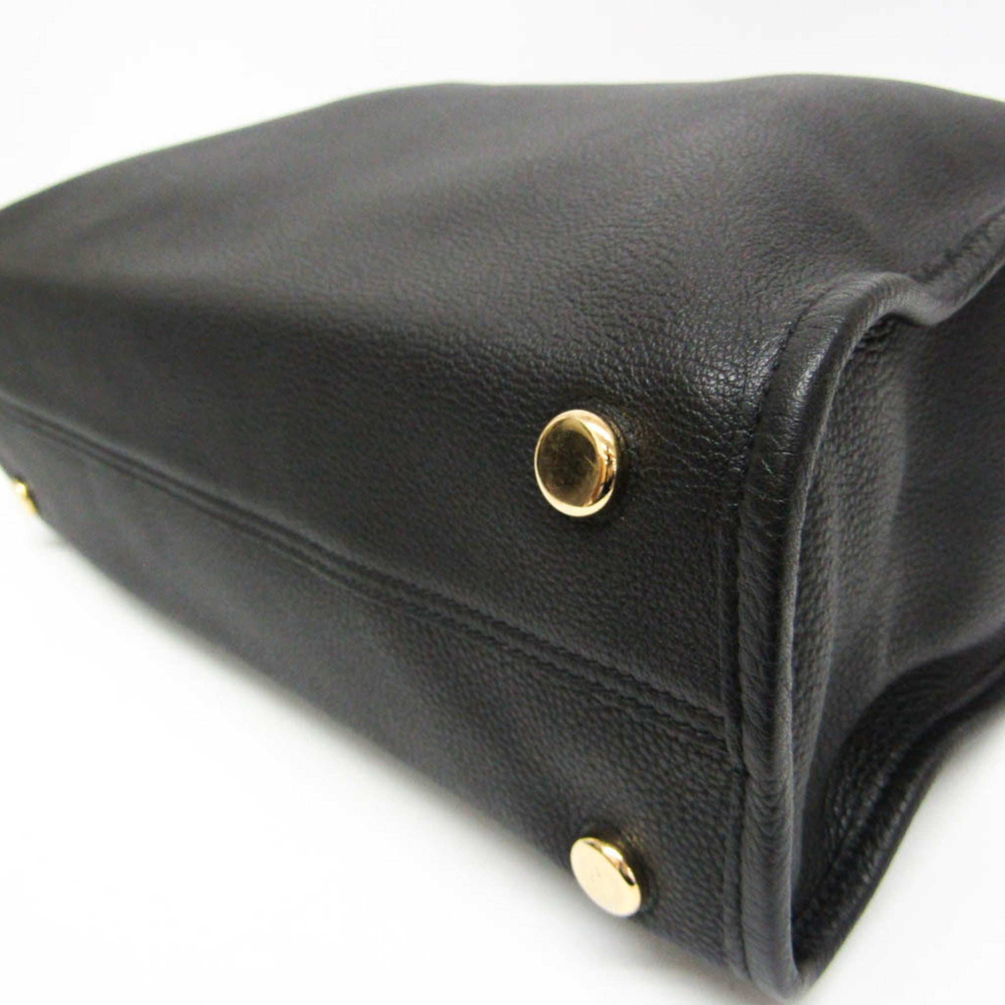 Gucci Logo Medium 674850 Women,Men Leather Shoulder Bag,Tote Bag Black — Like New