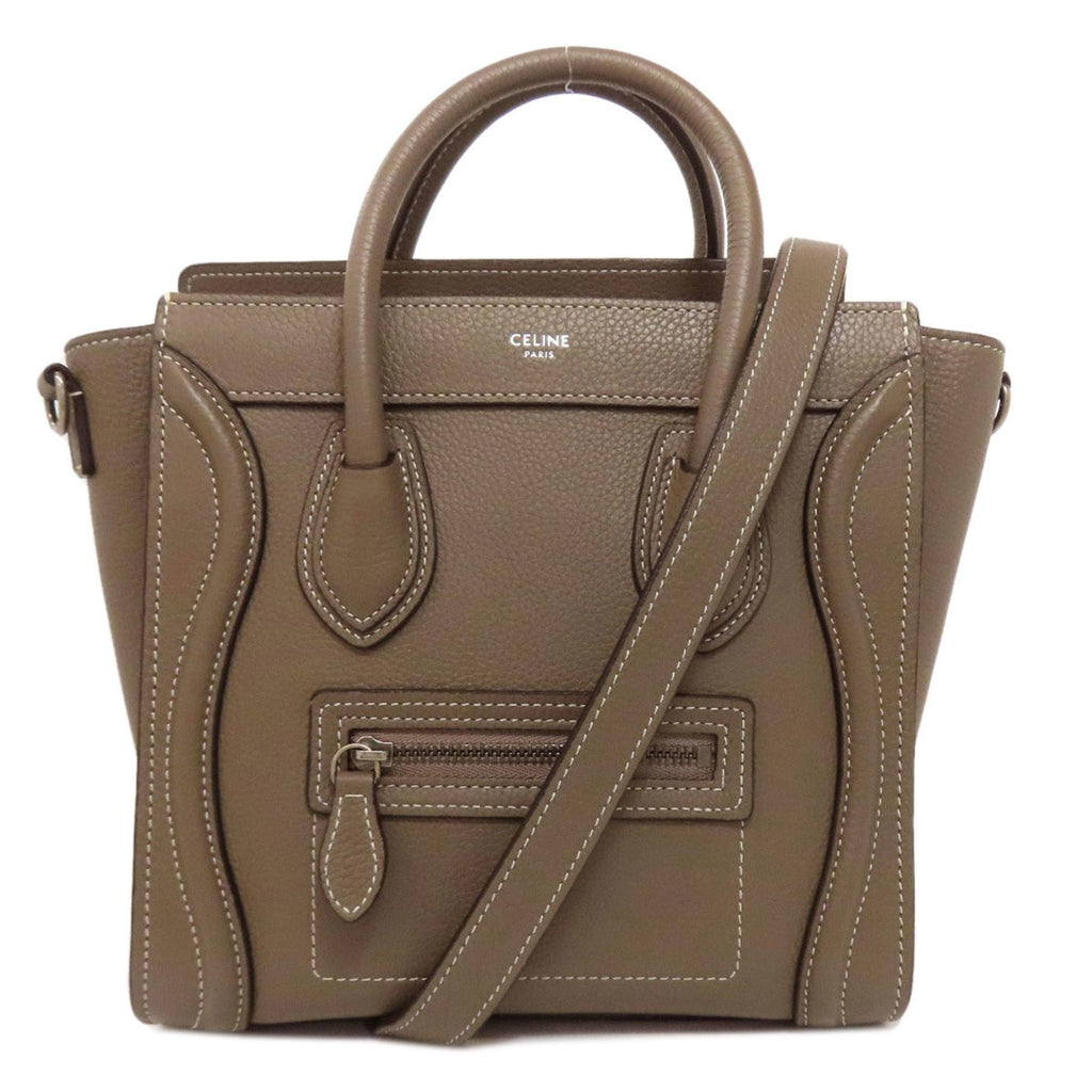 Celine Luggage Nano 2-Way Handbag in Calfskin for Women