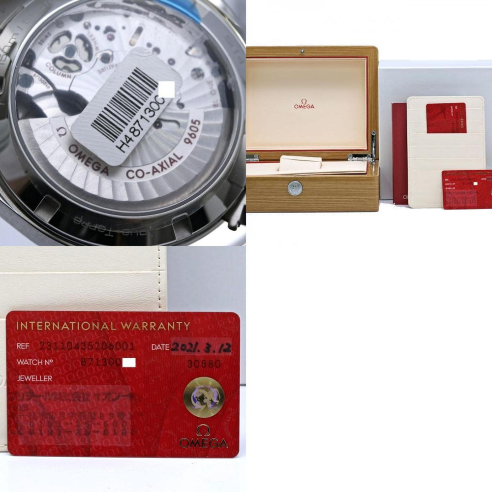 OMEGA Seamaster Aqua Terra 150m Co-Axial Chronometer GMT 231.10.43.52.06.001 Men's Watch Stainless Steel 40480 — New - Store Return