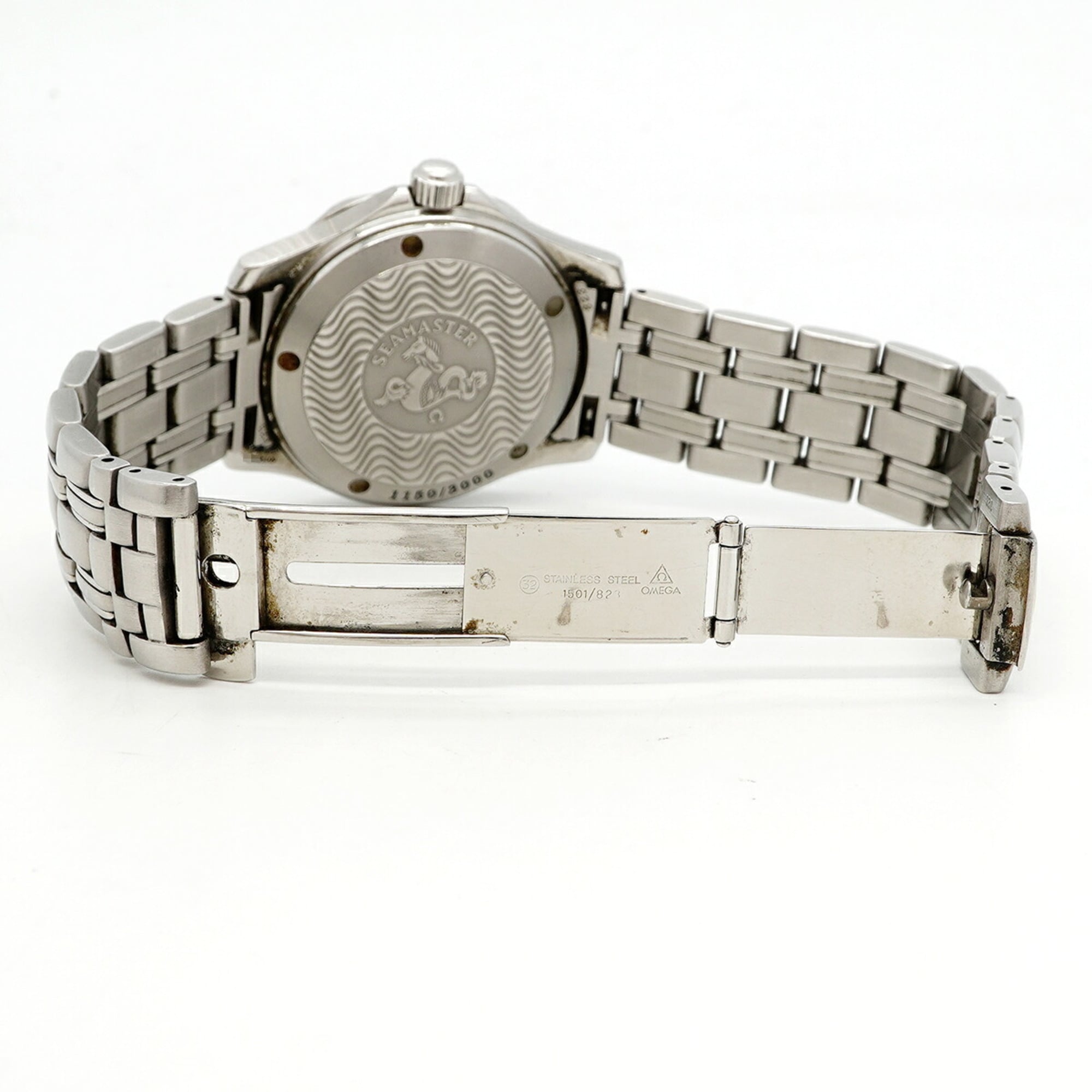Omega Seamaster 300 Jacques Mayol Limited Edition (3000 pieces) 2553.41 Green Dial Watch (Boys' Size) — Good