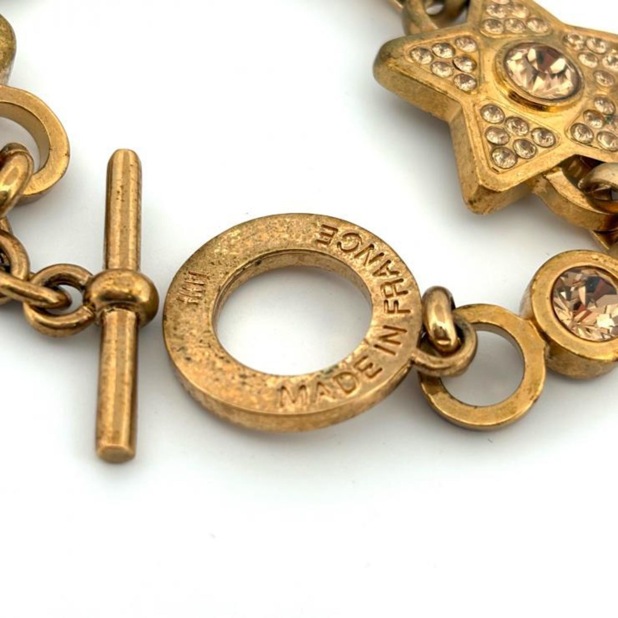 CELINE Vintage Star Rhinestone Bracelet