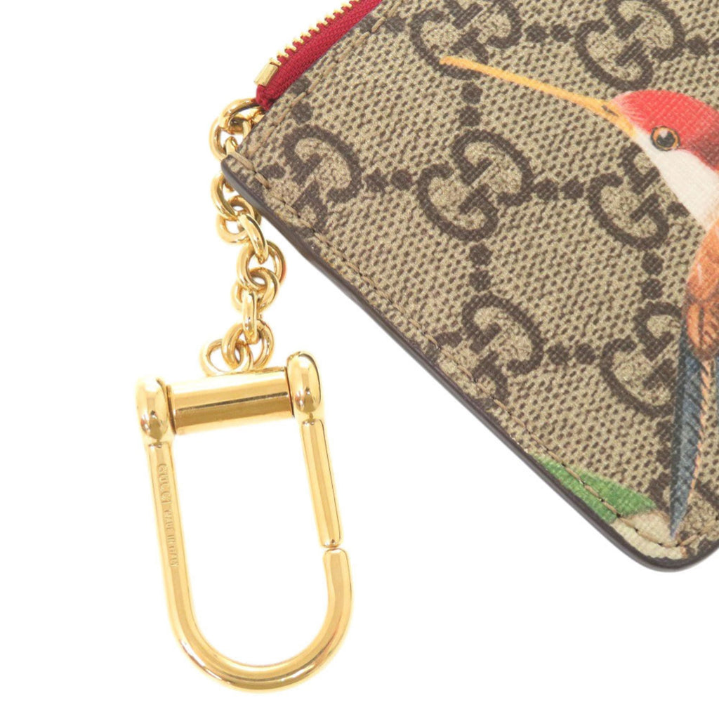 Like new Gucci Tian GG Supreme 424898 Beige Wallet/Coin Case 0188