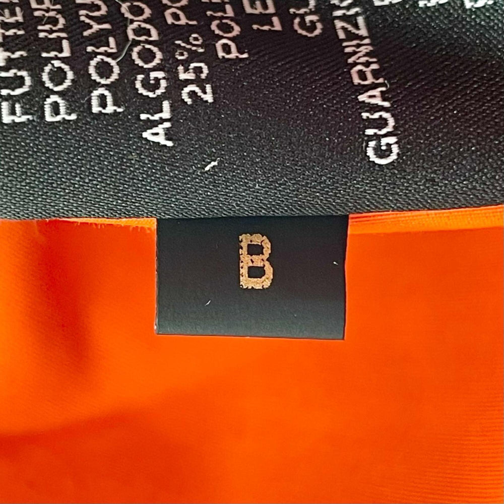 HERMES Bolide Mini Pouch, Toile H, Cosmetic Travel Case, Small Item Orange, Made in France, Women's — Like New