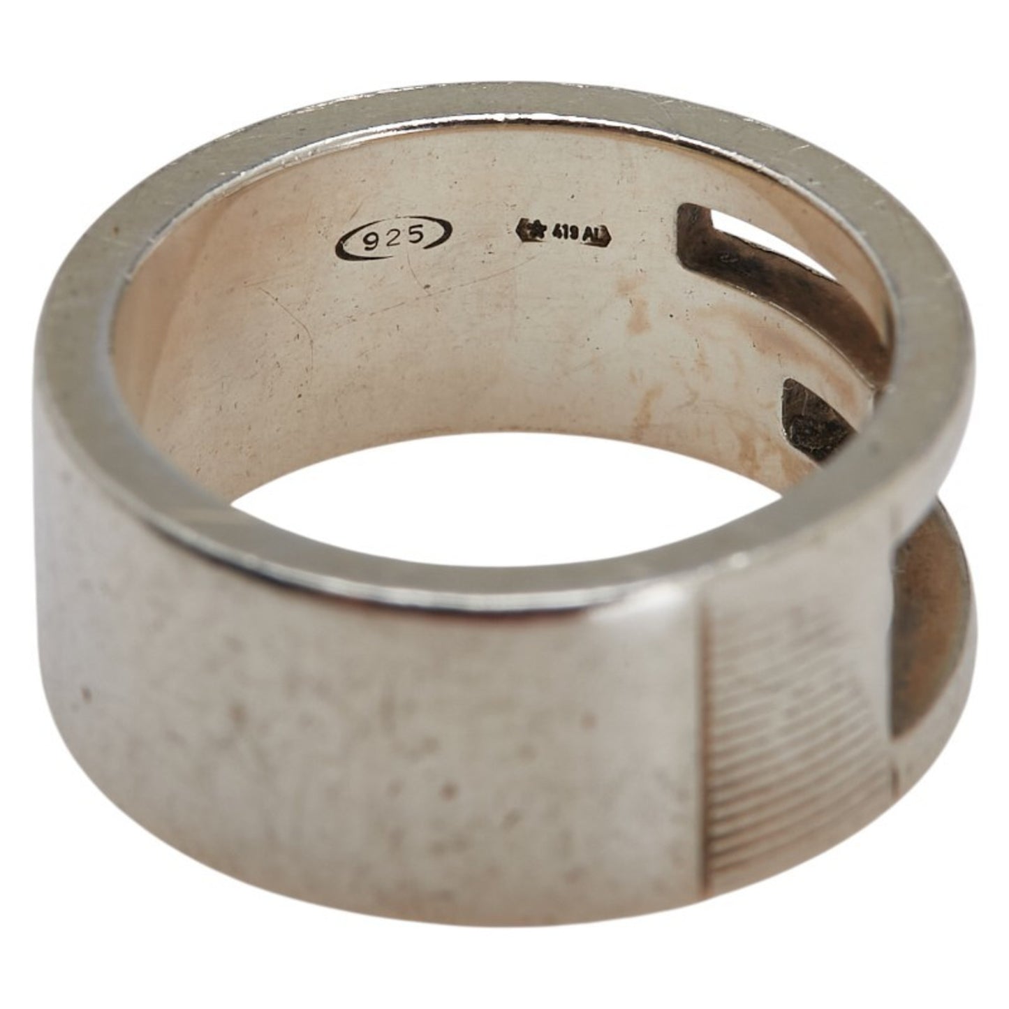 Gucci Branded G Ring #9 SV925 Silver Women's GUCCI