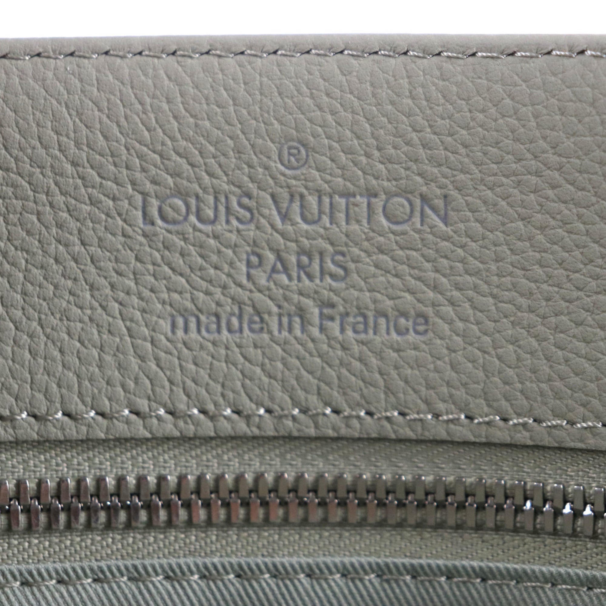LOUIS VUITTON M22506 Fastline LV Aerogram Calfskin Sage Tote Bag with Logo, Made in France, Men's — Like New