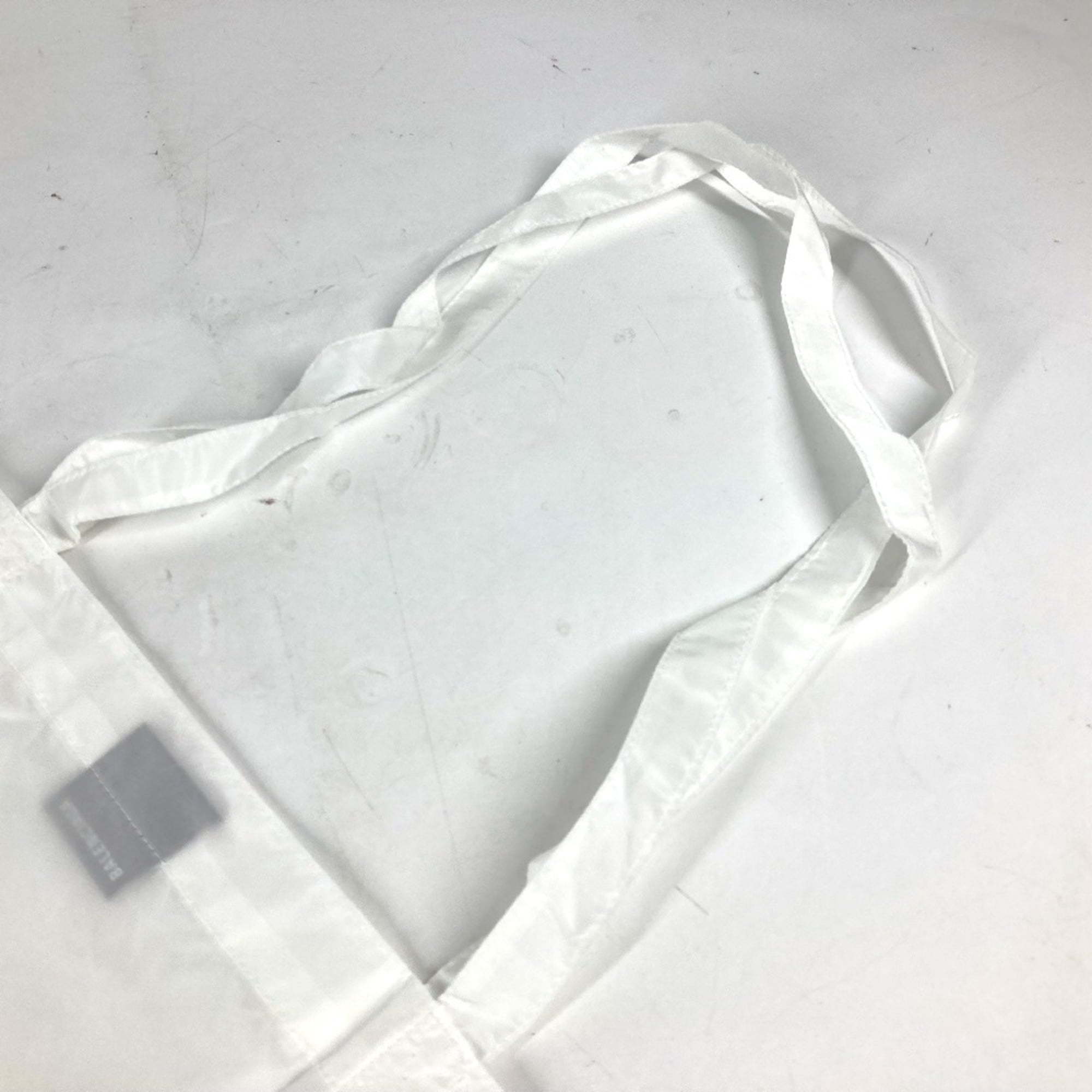 BALENCIAGA Eco Bag Tote Shoulder Nylon Men's Women's White — New - Store Return