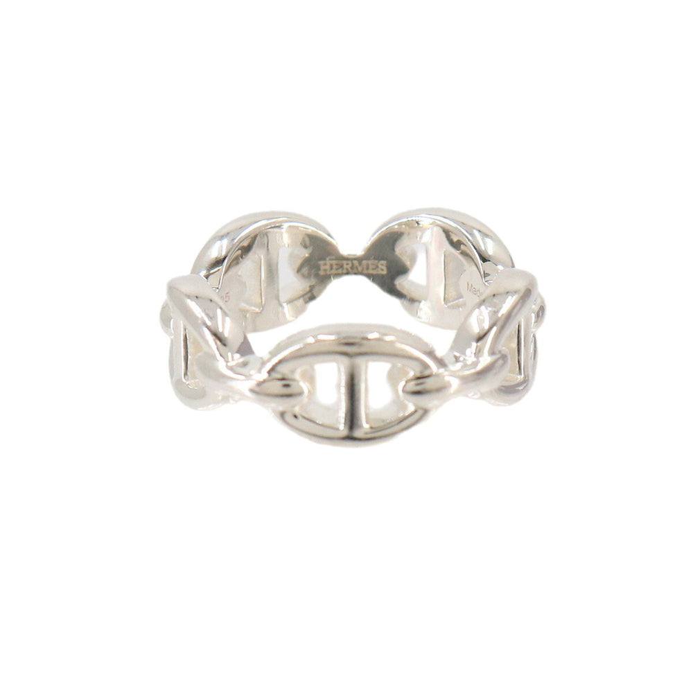 Hermes Chaine d'Ancre Enchainée PM #50 Ring, SV 925 Silver Ring — Like New
