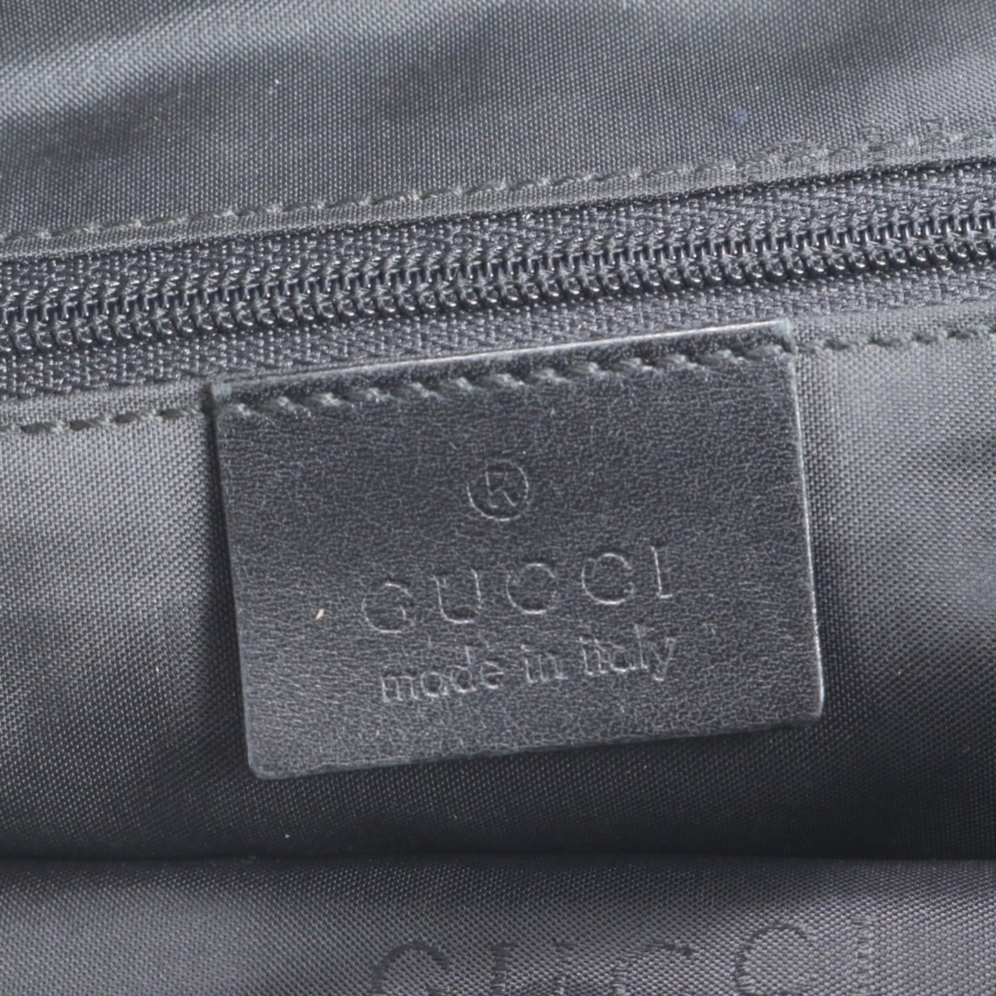 Gucci 003 0238 Leather and Nylon Backpack, Black, Women's