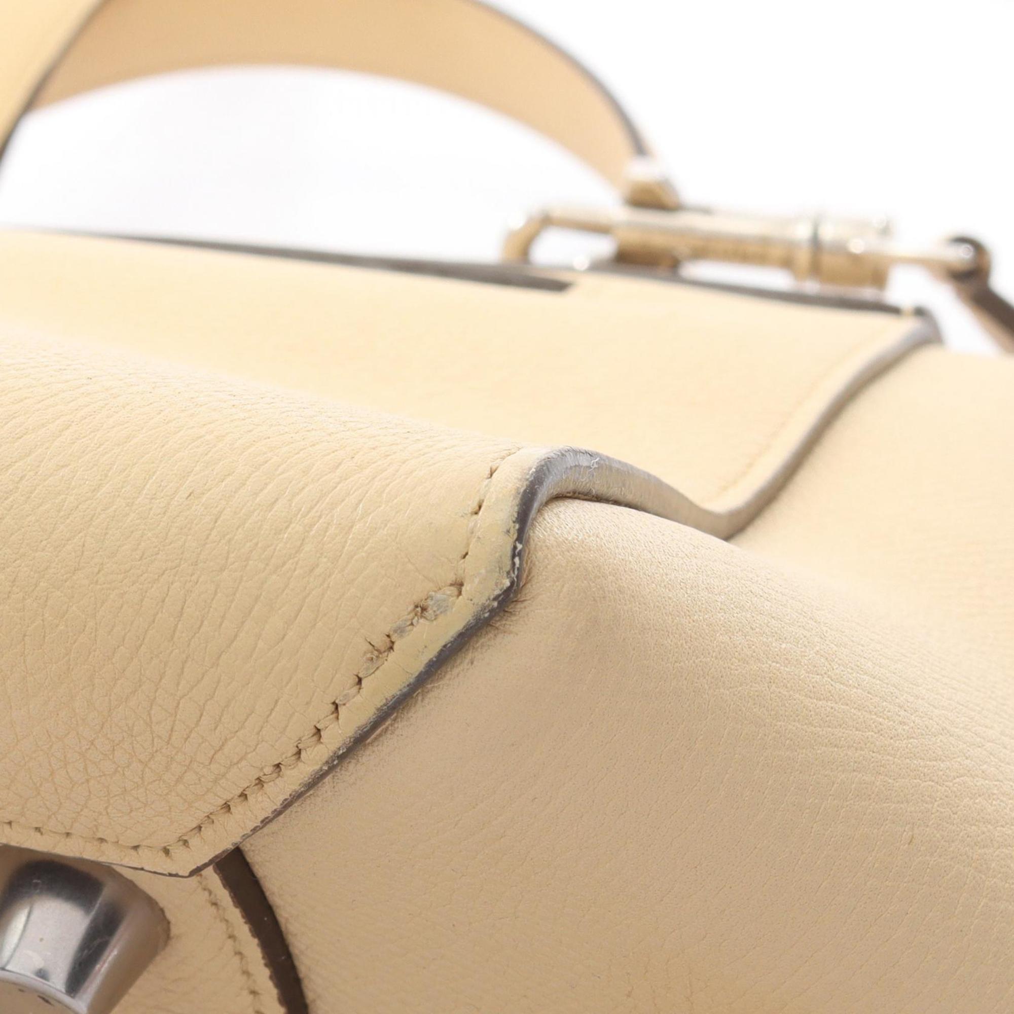 Celine BELT BAG MINI, a mini handbag in leather, beige, for women, model 176103