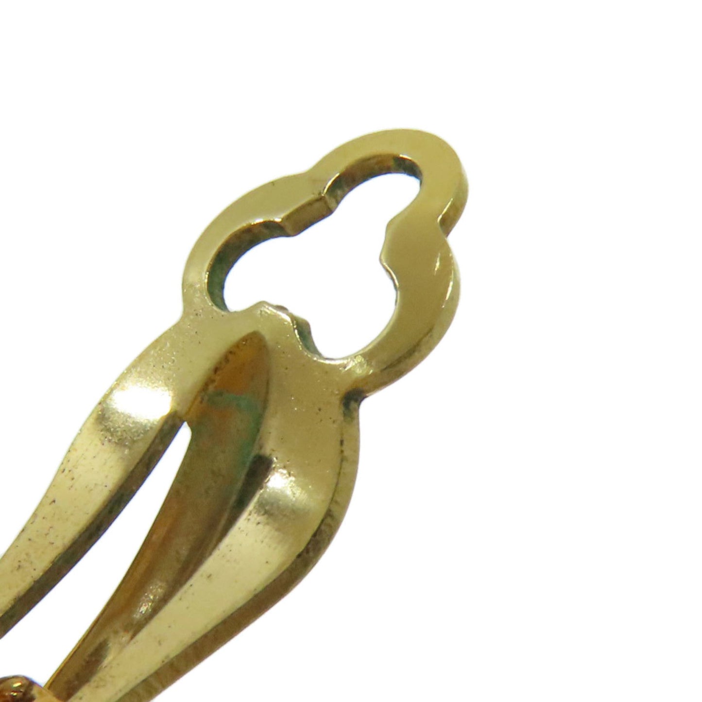 Chanel logo hoop earrings in metal for women