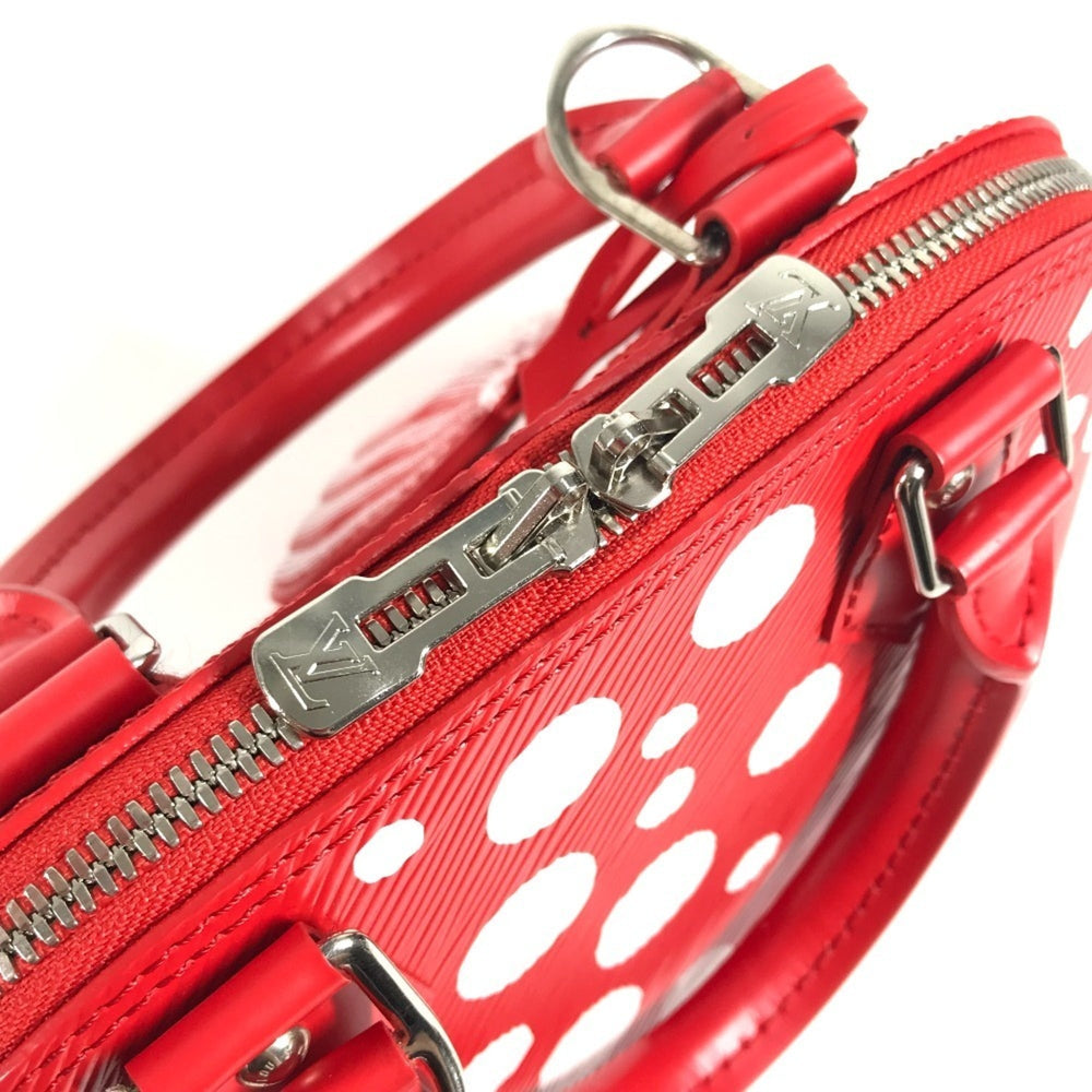 LOUIS VUITTON M21698 LV x YK Yayoi Kusama Epi Infinity Dot Polka Alma BB Shoulder Bag 2-Way Crossbody Handbag Leather Women's Red — Like New