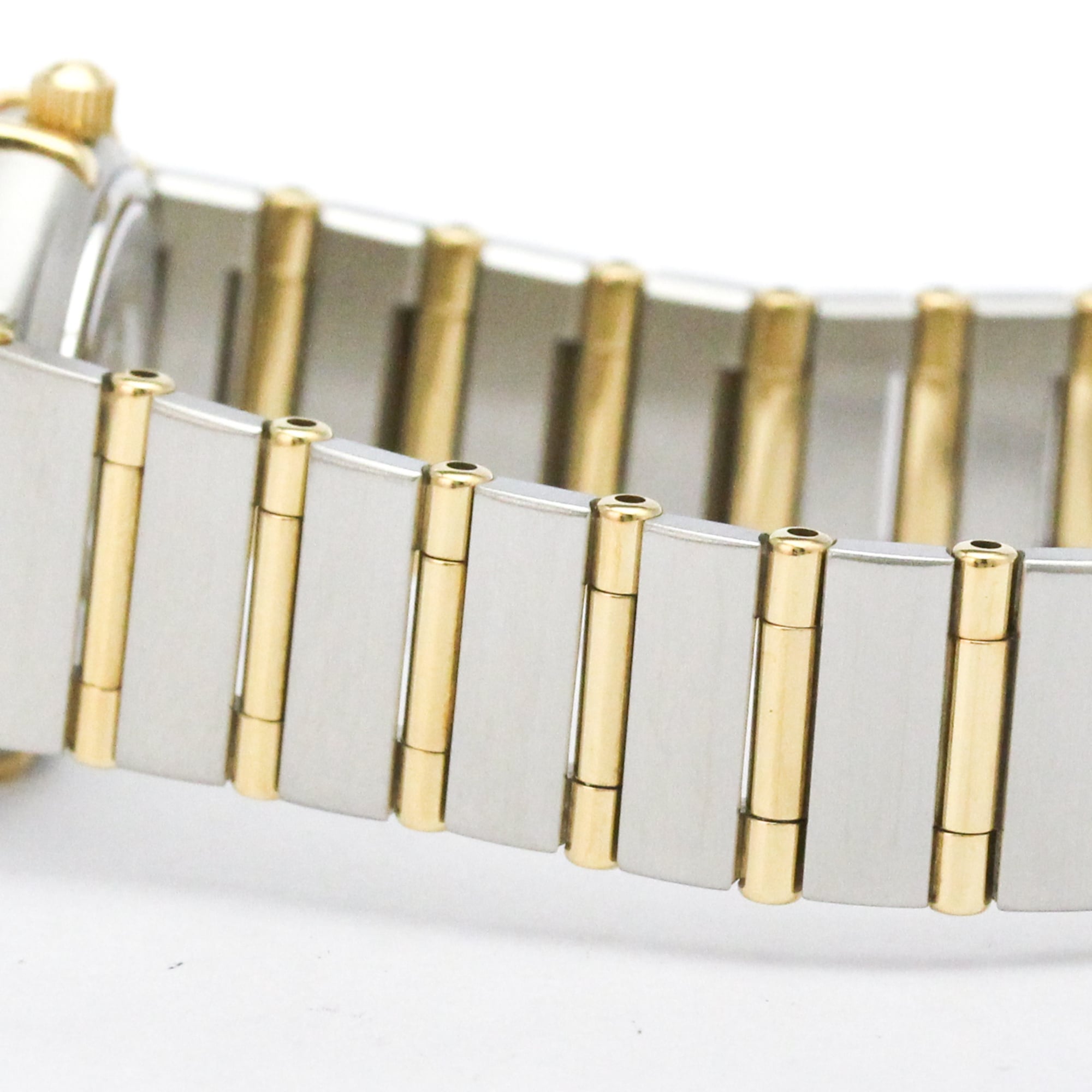 OMEGA Constellation Diamond 18K Gold Steel Watch 1267.30 Polished — Very Good