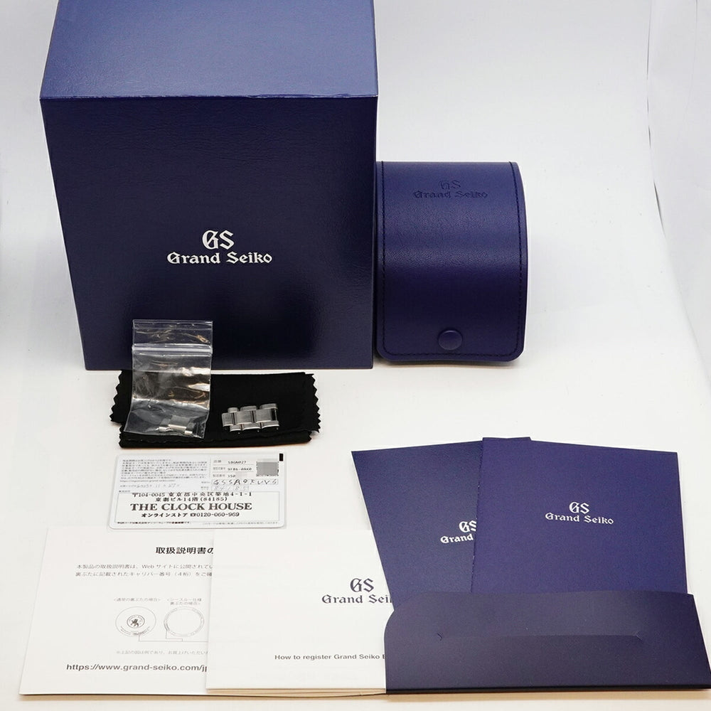 Seiko Grand Sport Collection GMT SBGN027 9F86-0AK0 Black Dial Men's Watch — Good