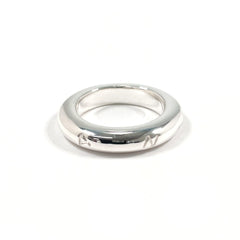 CHANEL logo vintage ring, sterling silver (925), size 12.5cm, women's — Like New