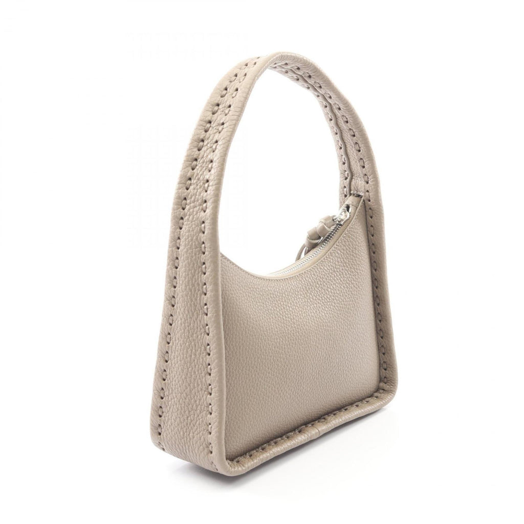 Fendi Small Fendessence Selleria Handbag, Leather, Women's, Beige