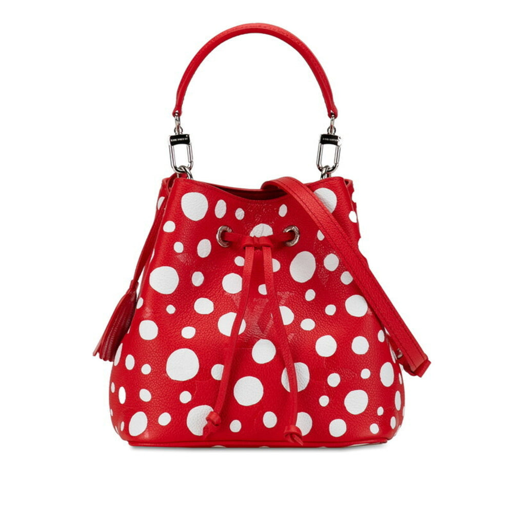 Louis Vuitton LV x YK Yayoi Kusama Monogram Empreinte NeoNoe BB Limited Edition Handbag Shoulder Bag M46413 Red White Leather Women's LOUIS VUITTON — Like New