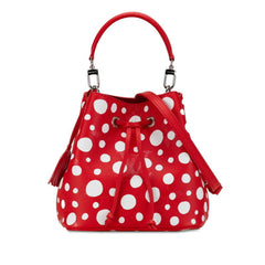 Louis Vuitton LV x YK Yayoi Kusama Monogram Empreinte NeoNoe BB Limited Edition Handbag Shoulder Bag M46413 Red White Leather Women's LOUIS VUITTON — Like New