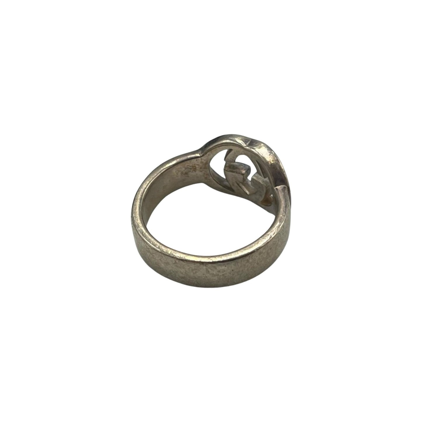 Gucci Interlocking Ring, 925 Sterling Silver, Men's