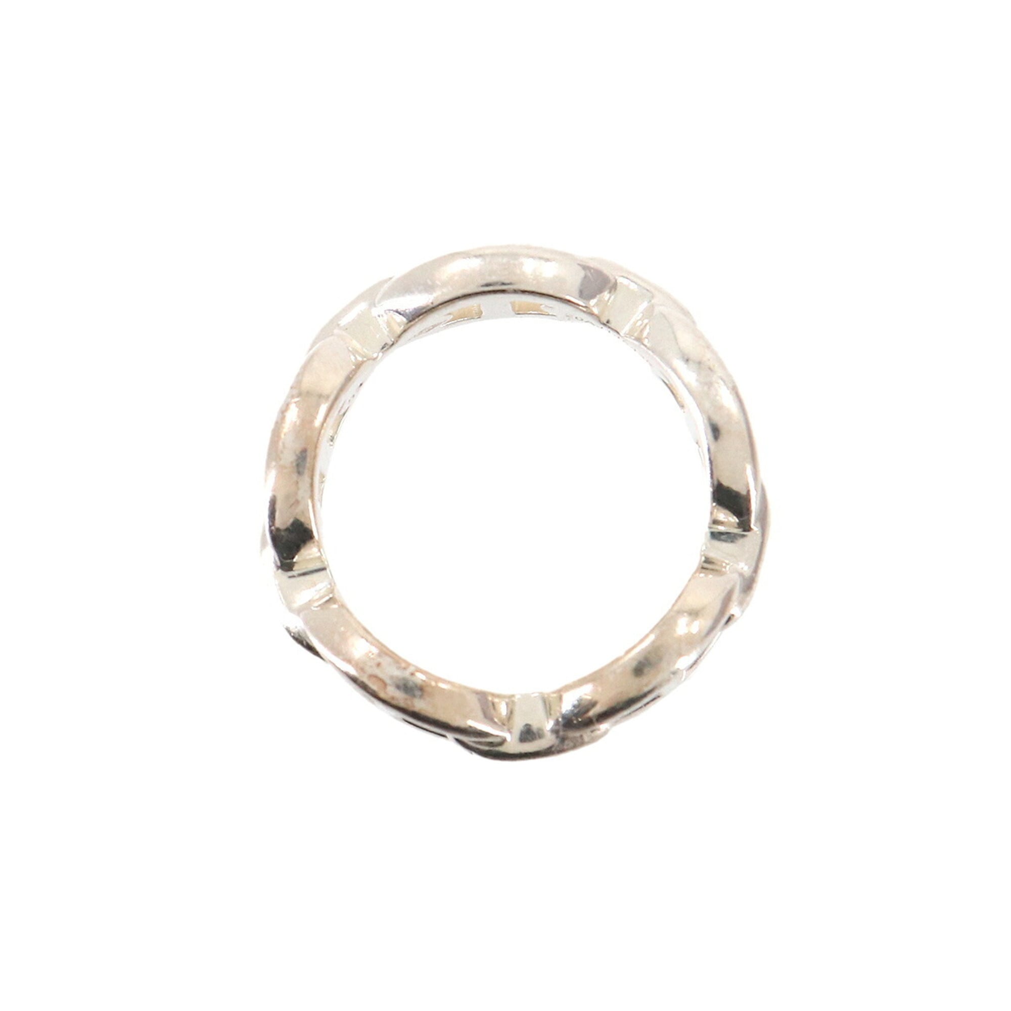 Hermes Chaine d'Ancre Enchainée PM #53 Ring, SV 925 Silver — Like New