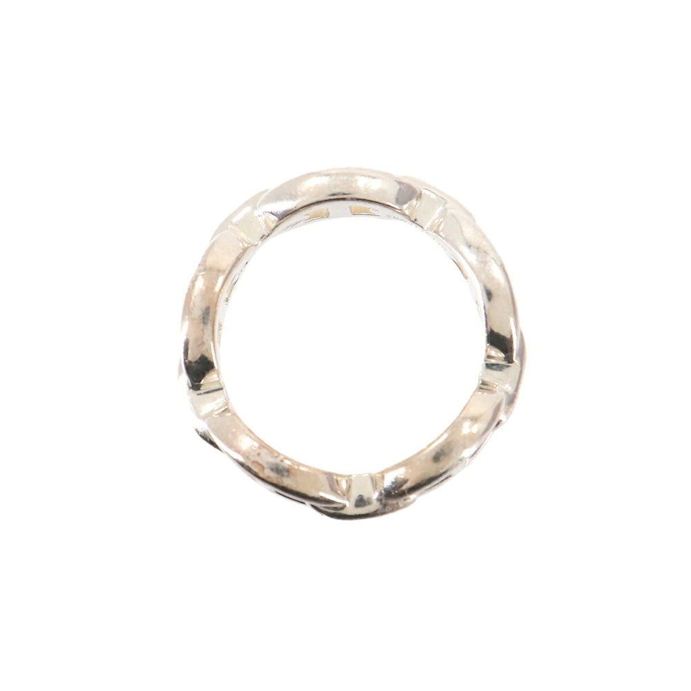 Hermes Chaine d'Ancre Enchainée PM #53 Ring, SV 925 Silver — Like New