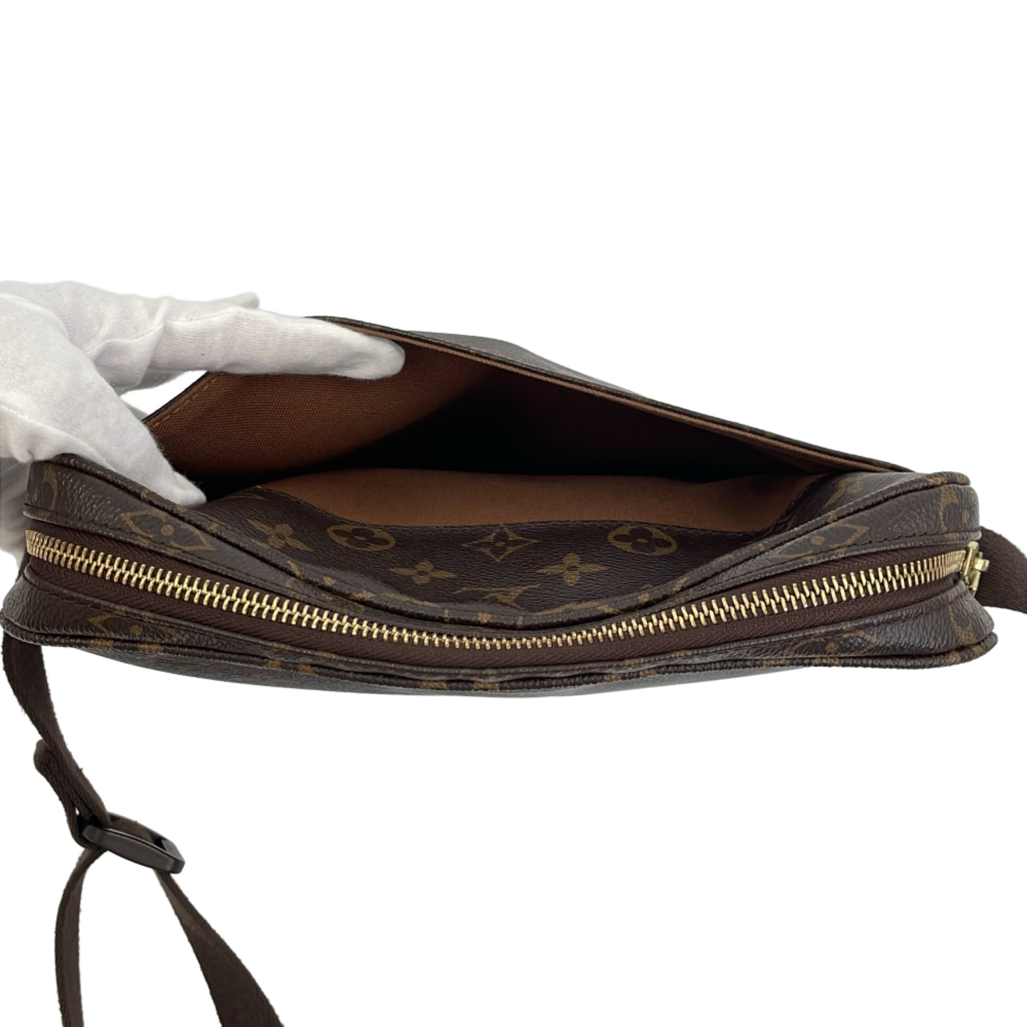 LOUIS VUITTON Trotta Beaucoup Monogram Shoulder Bag M97037 Brown (Men's & Women's) — Like New