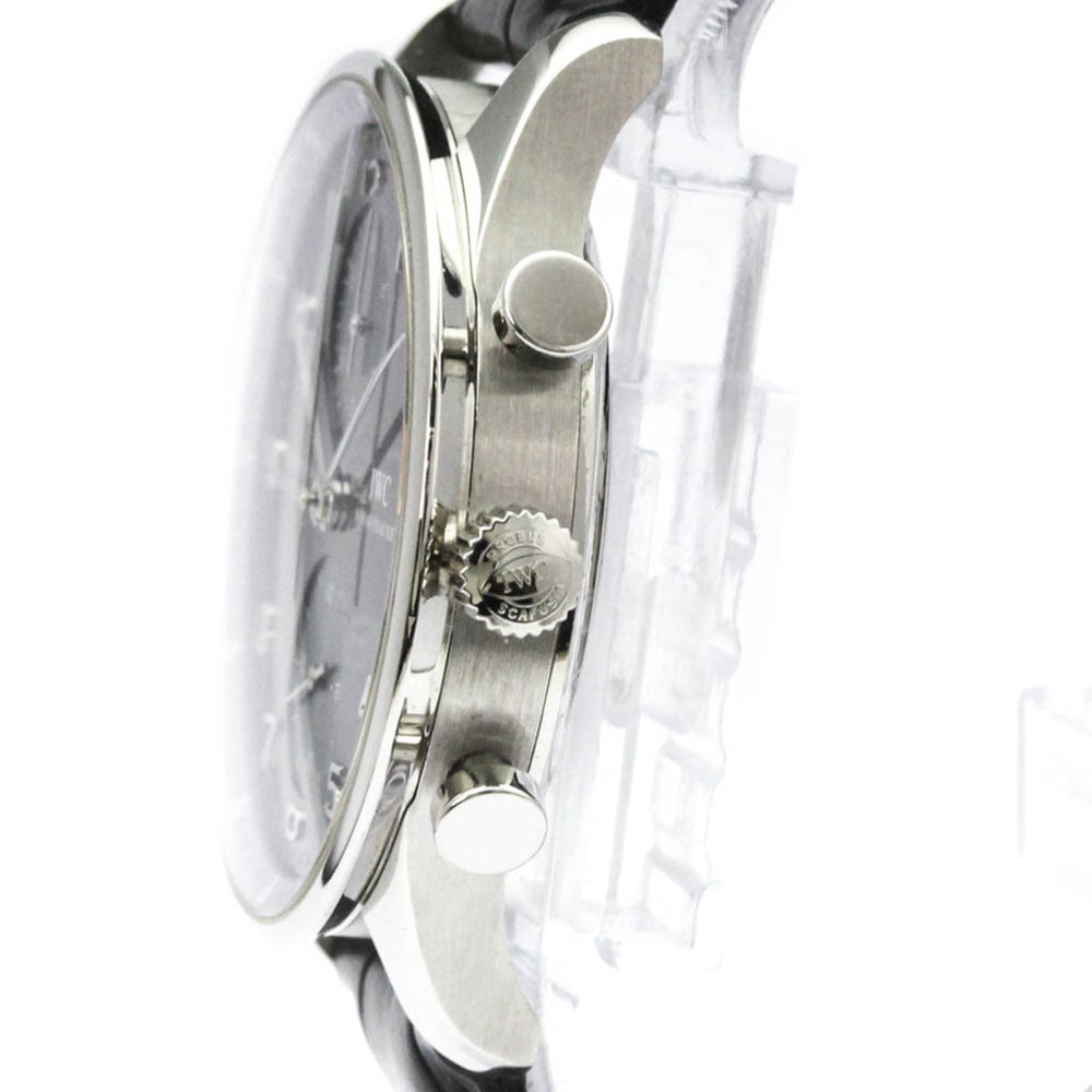 IWC Portuguese Chronograph Steel Automatic Watch IW371491 Polished — Very Good
