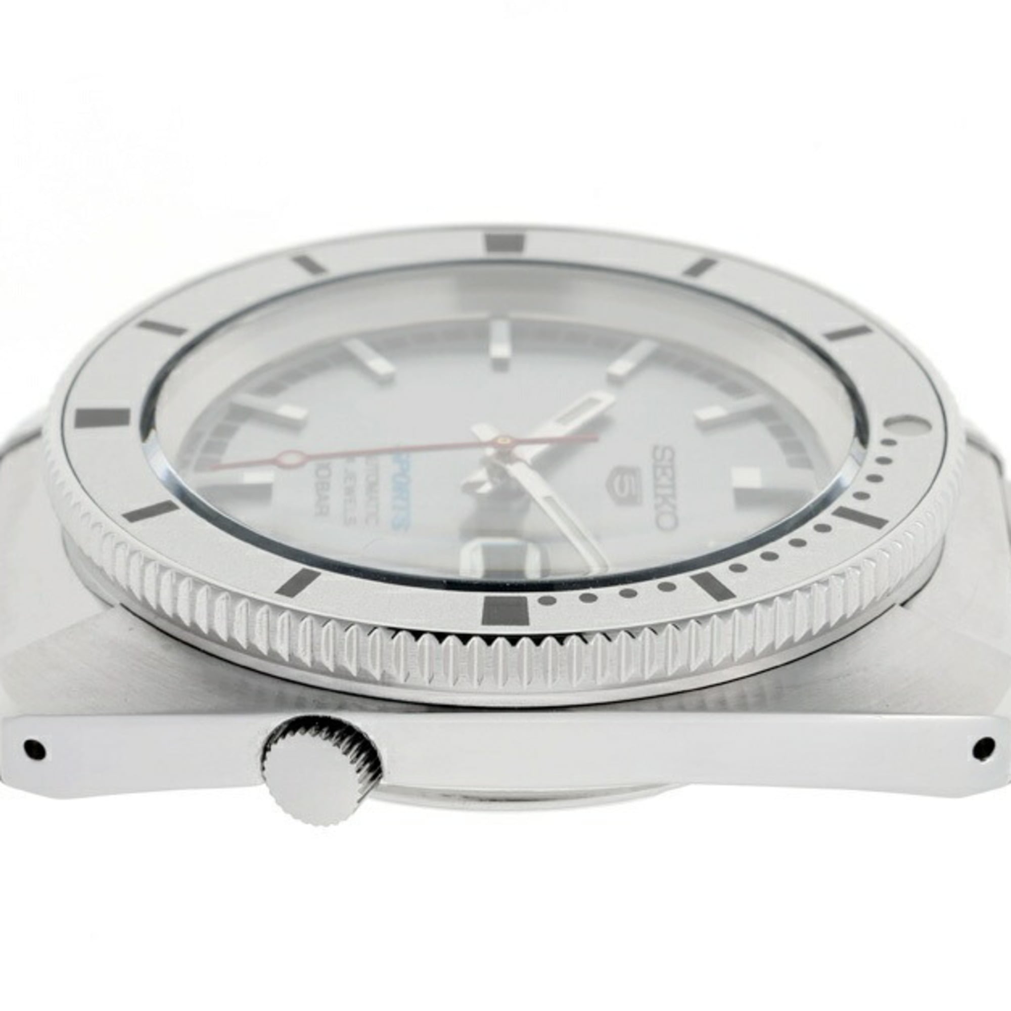 Seiko 5 Sports SBSA269 4R36-16C0 Silver Automatic Watch — Very Good