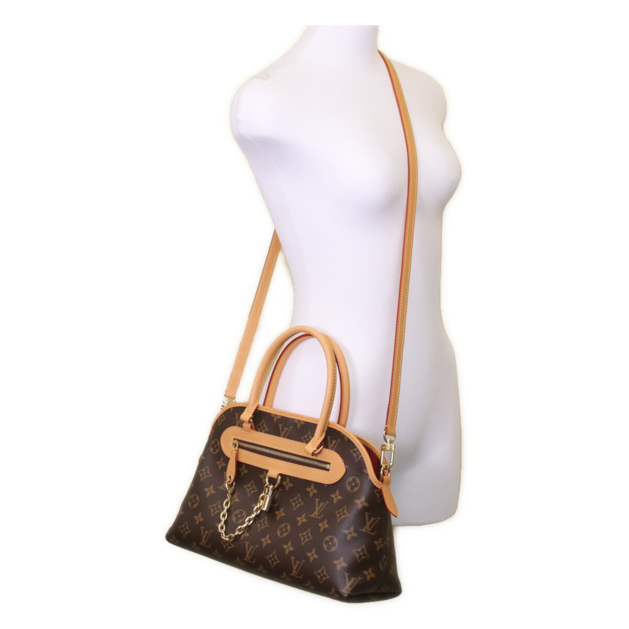 LOUIS VUITTON M15208 Monogram Evermore PM Shoulder Bag, Brown with Gold Hardware, Women's — Like New
