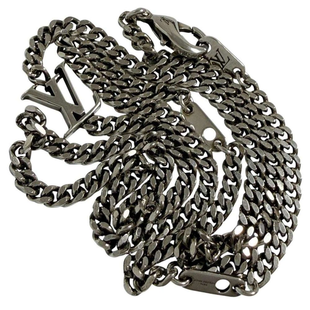 Louis Vuitton Men's LV Yours Chain Necklace, 43-53cm — Like New