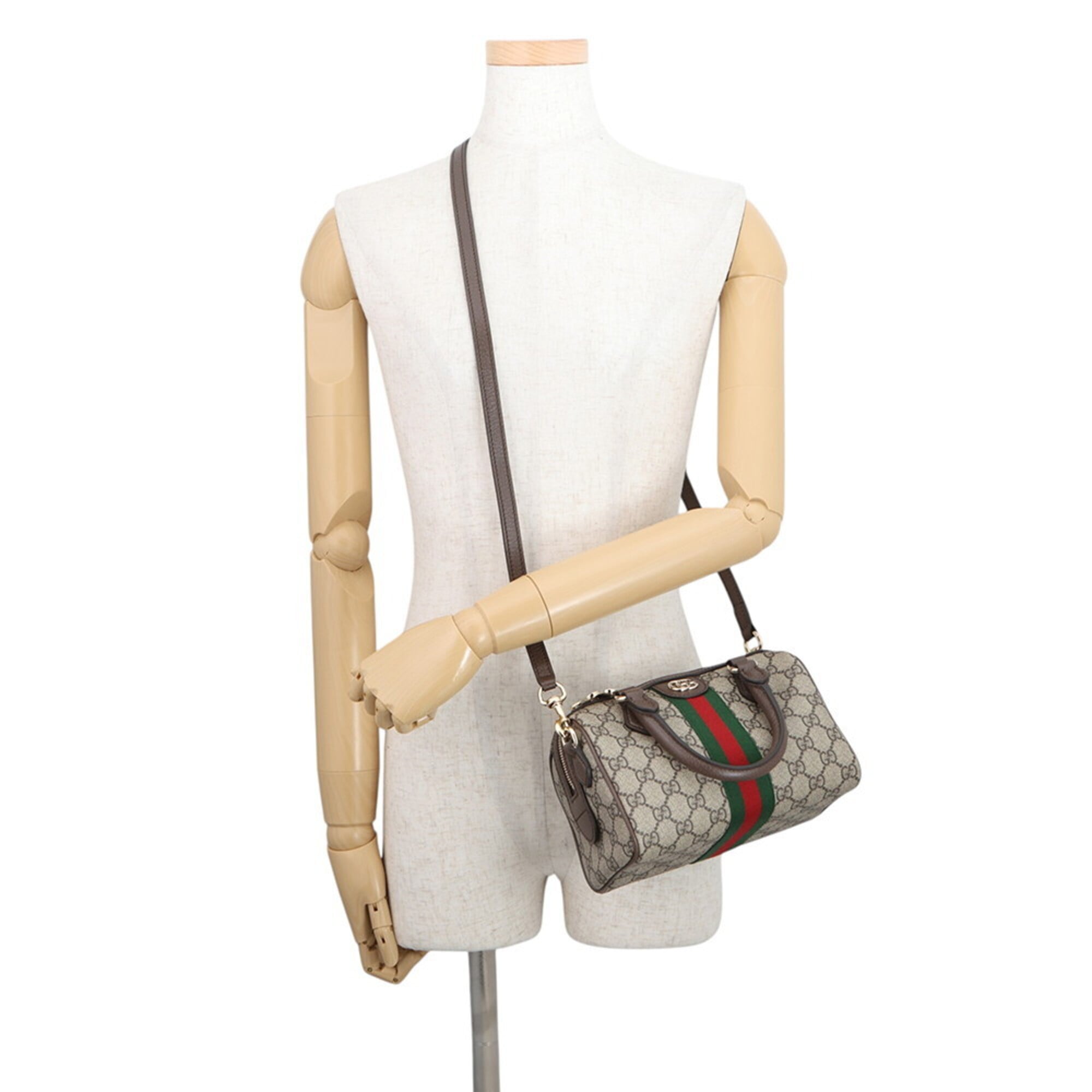 Gucci Ophidia Boston Bag Small GG Supreme 772053 GUCCI Handbag 2-way Shoulder — Like New